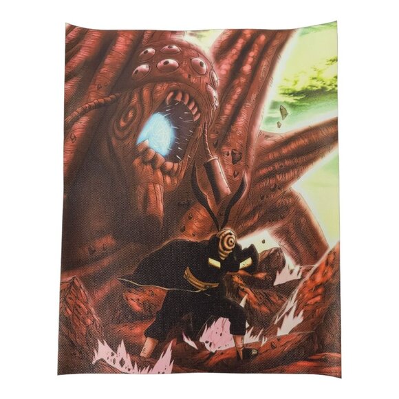 Naruto Uchiha Obito Outer Path Demon Statue Anime Canvas Print 8" x 10" Wall Art - Picture 1 of 10